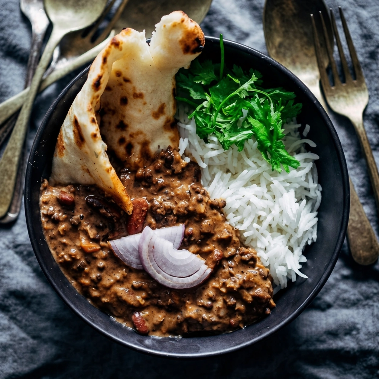 Mutton biryani with slow-cooked lamb and aromatic spices at A-One Restaurant Winnipeg